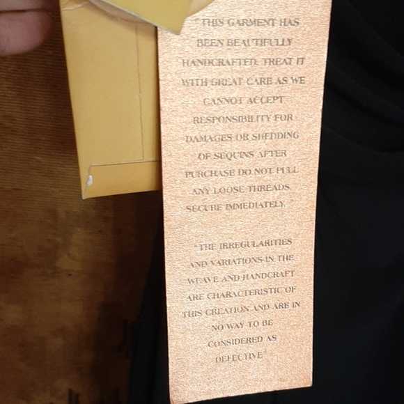 BNWT Bicici Beaded Black PROM/WEDDING Dress XS - Picture 4 of 8